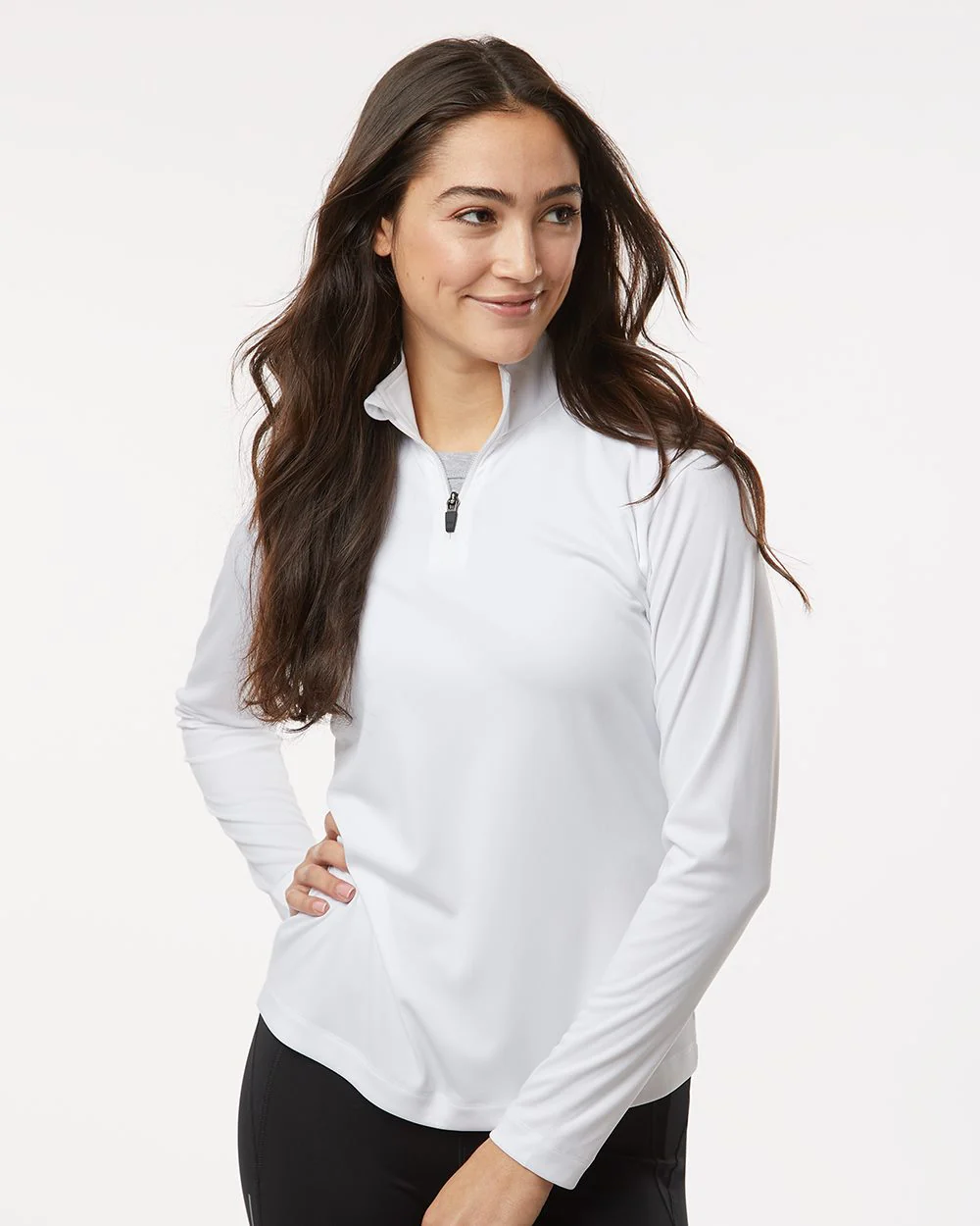 AllPro-41870L-Pro-Lock Women's Performance Quarter-Zip Pullover - Image 7