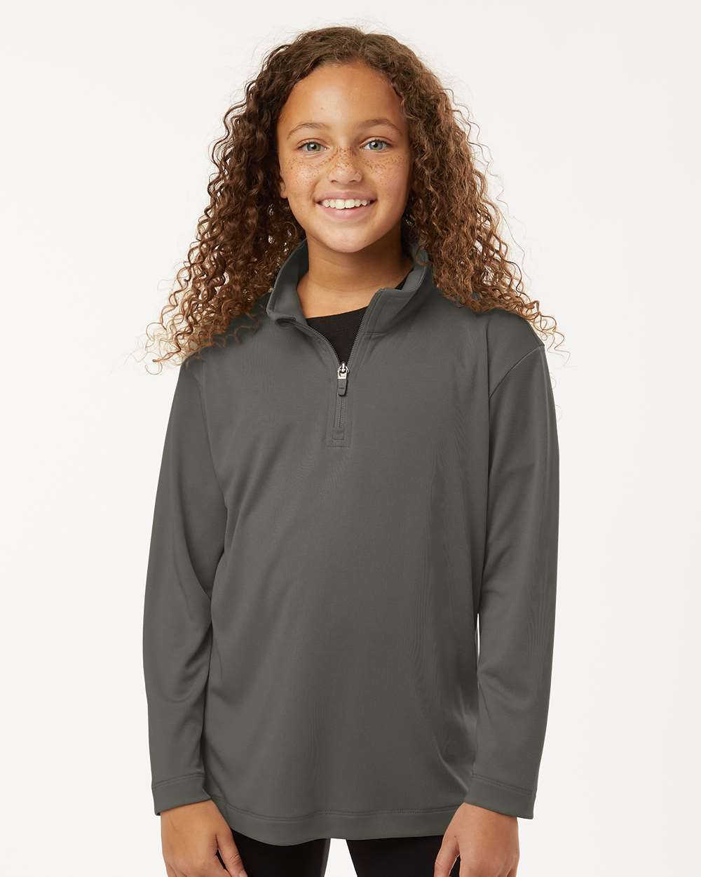 AllPro-41870Y-Pro-Lock Youth Performance Quarter-Zip Pullover - Image 11