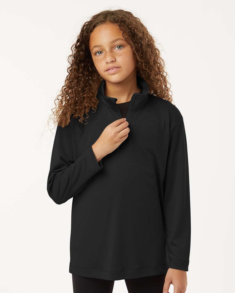 AllPro-41870Y-Pro-Lock Youth Performance Quarter-Zip Pullover - Image 4