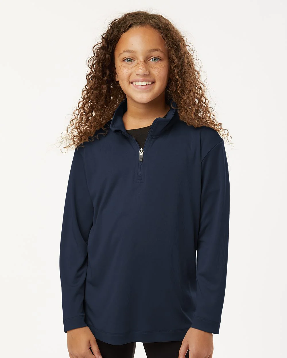 AllPro-41870Y-Pro-Lock Youth Performance Quarter-Zip Pullover - Image 7