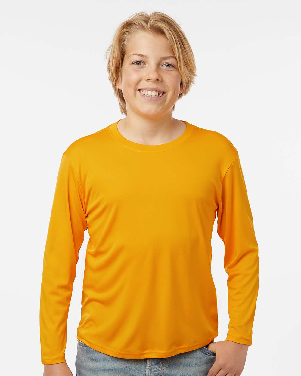 AllPro-48400Y-Pro-Lock Youth Performance Long Sleeve T-Shirt - Image 32