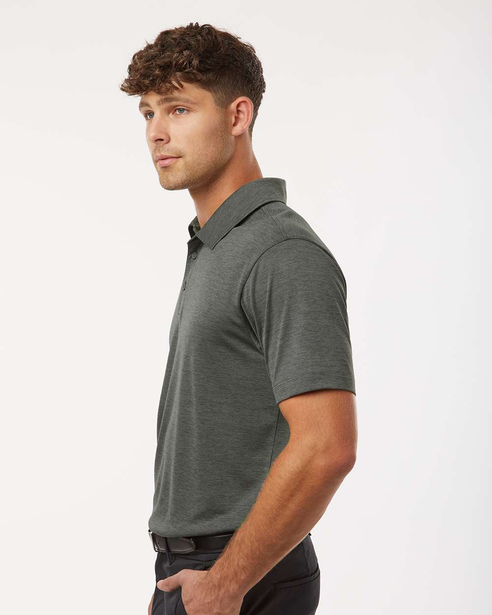 AllPro-4HM00-Performance Mélange Polo - Image 12