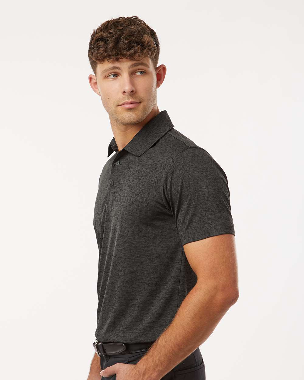 AllPro-4HM00-Performance Mélange Polo - Image 5