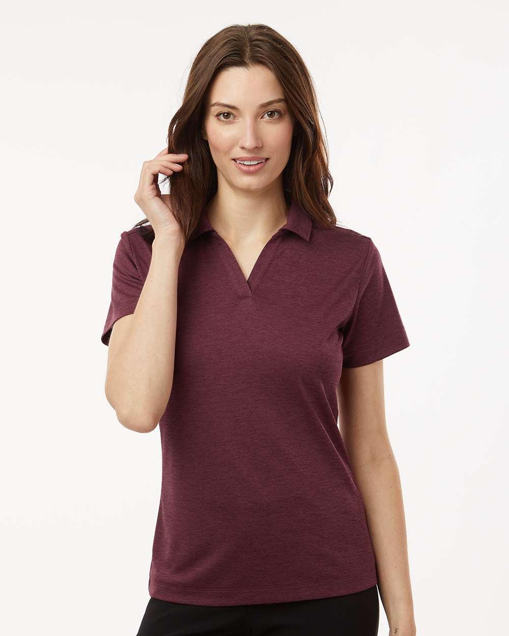 AllPro-4HM00L-Women's Performance Mélange Polo - Image 17