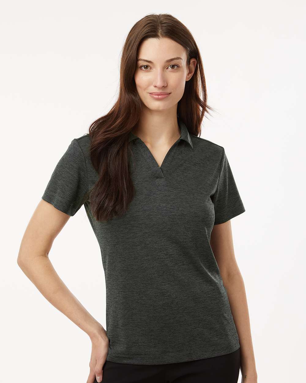 AllPro-4HM00L-Women's Performance Mélange Polo - Image 4