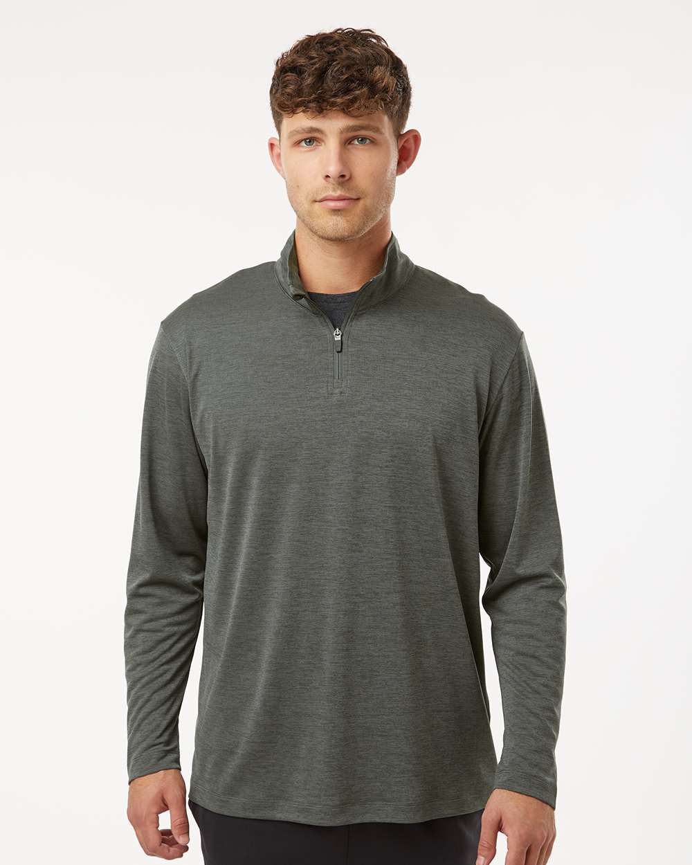 AllPro-4HM700-Performance Mélange Quarter-Zip Pullover - Image 11