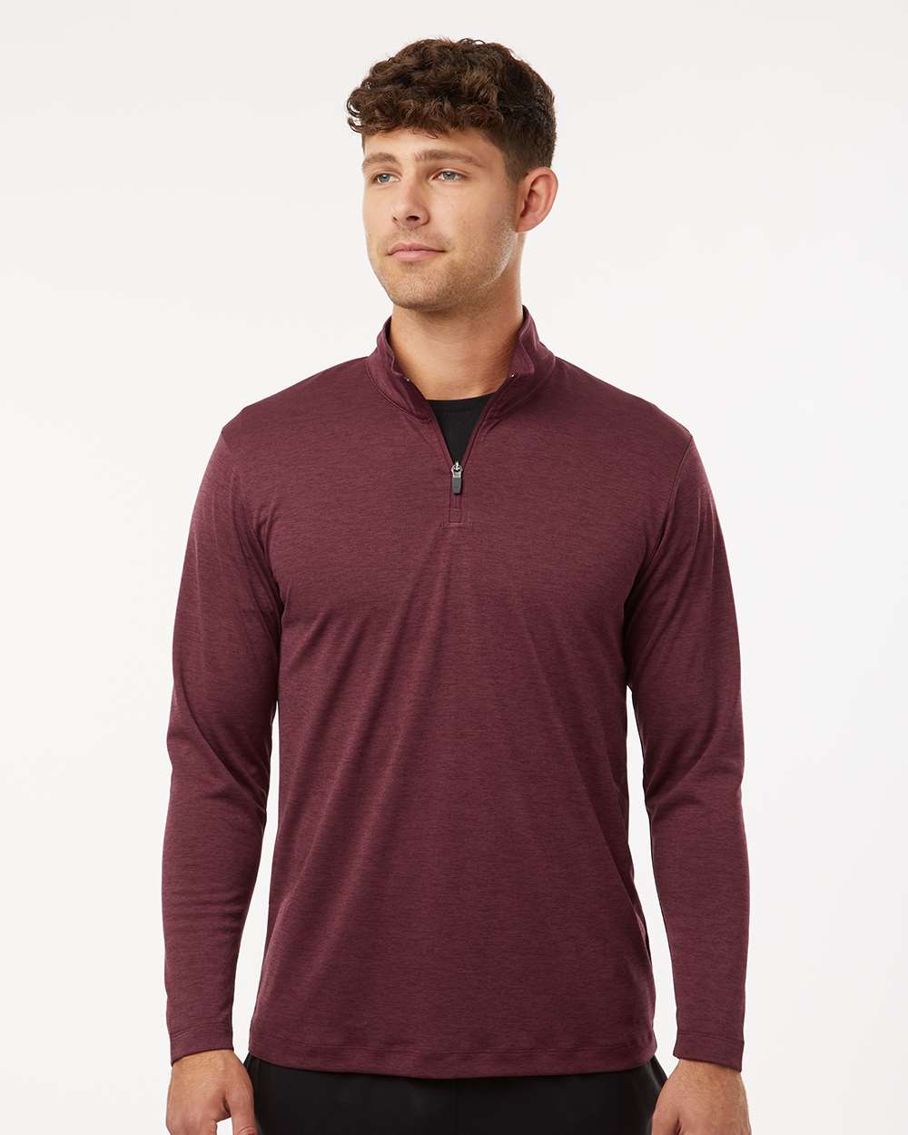 AllPro-4HM700-Performance Mélange Quarter-Zip Pullover - Image 17