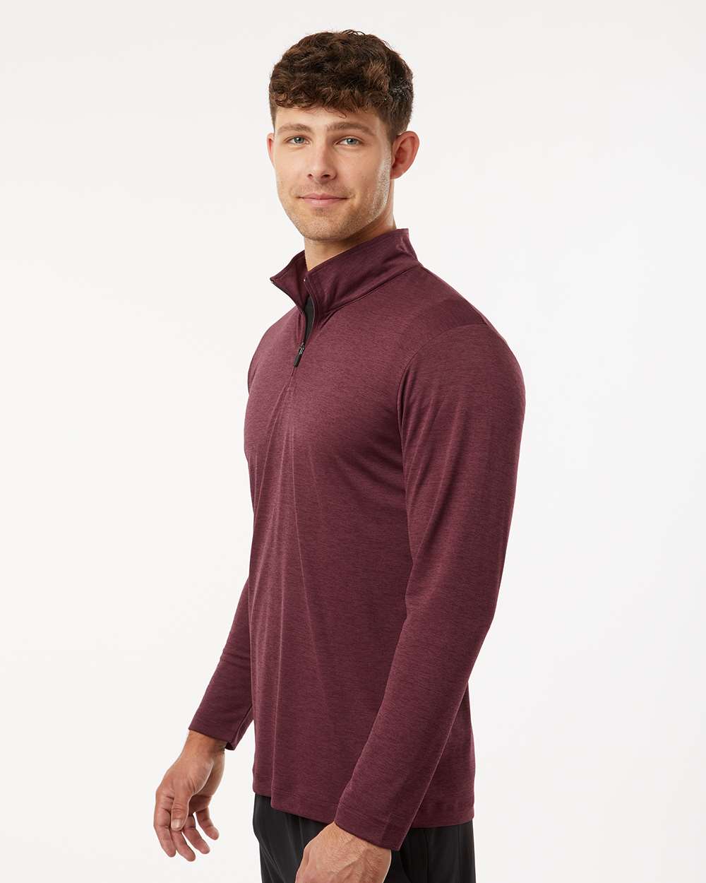 AllPro-4HM700-Performance Mélange Quarter-Zip Pullover - Image 18