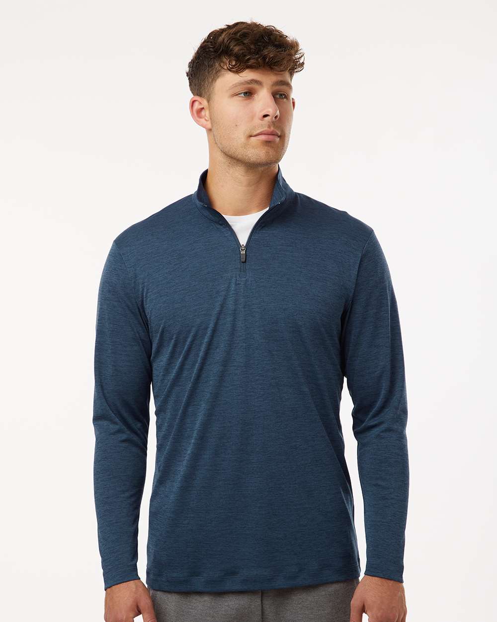 AllPro-4HM700-Performance Mélange Quarter-Zip Pullover - Image 23