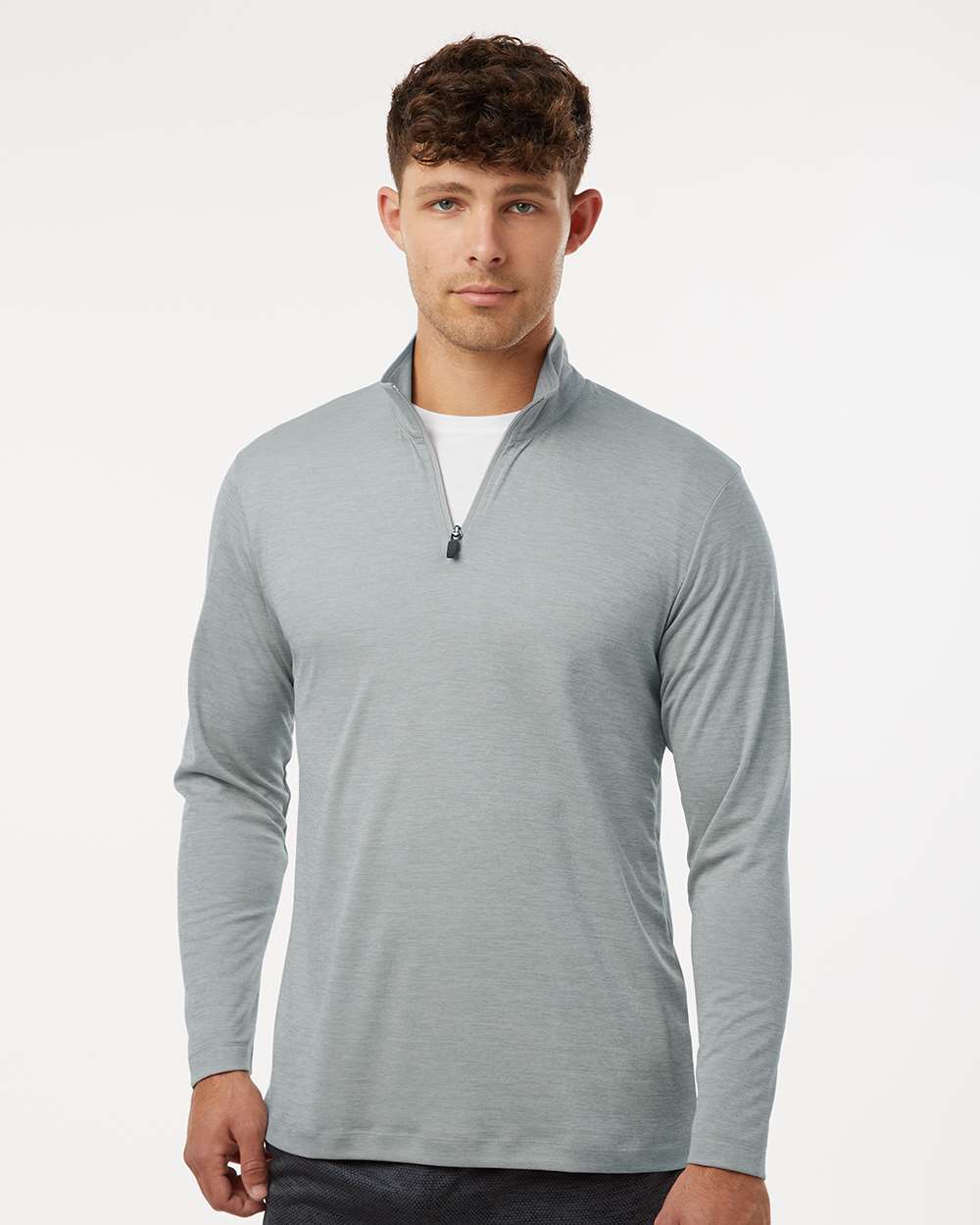 AllPro-4HM700-Performance Mélange Quarter-Zip Pullover - Image 35