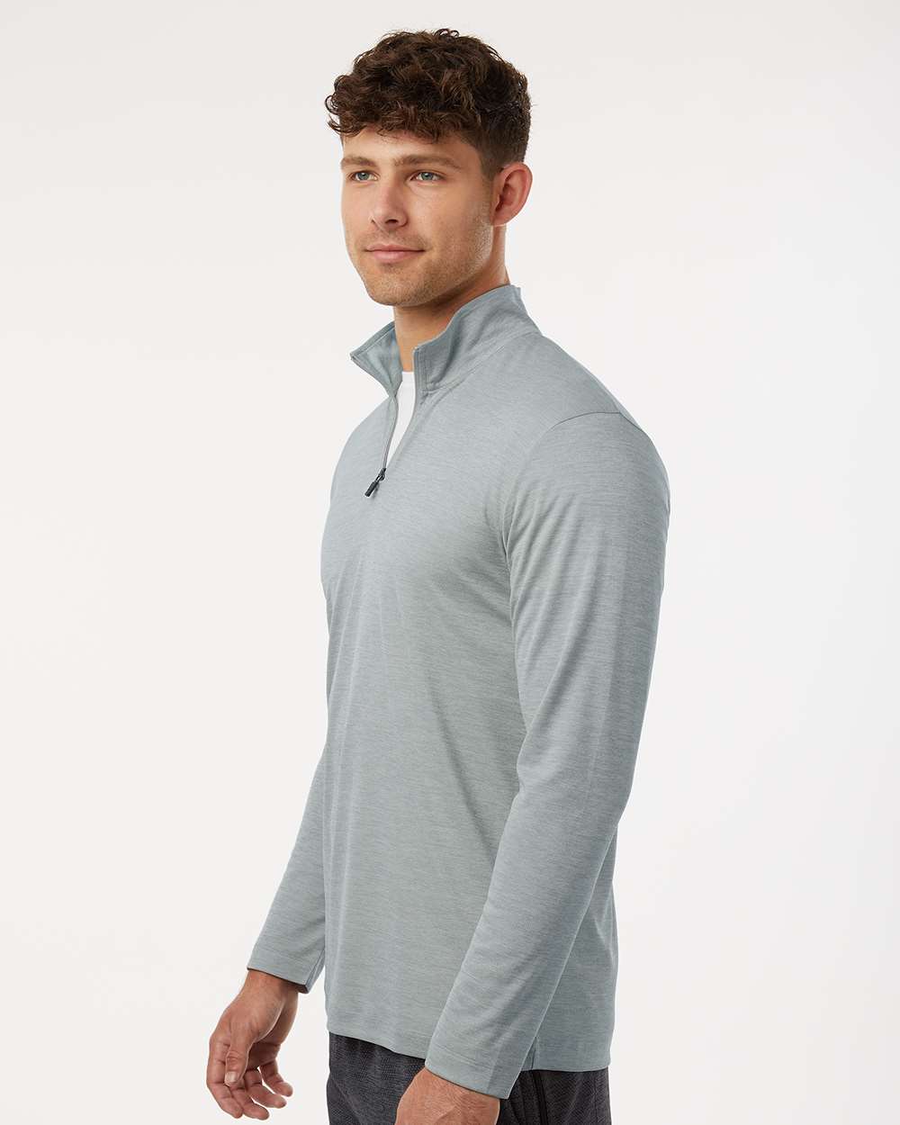 AllPro-4HM700-Performance Mélange Quarter-Zip Pullover - Image 36