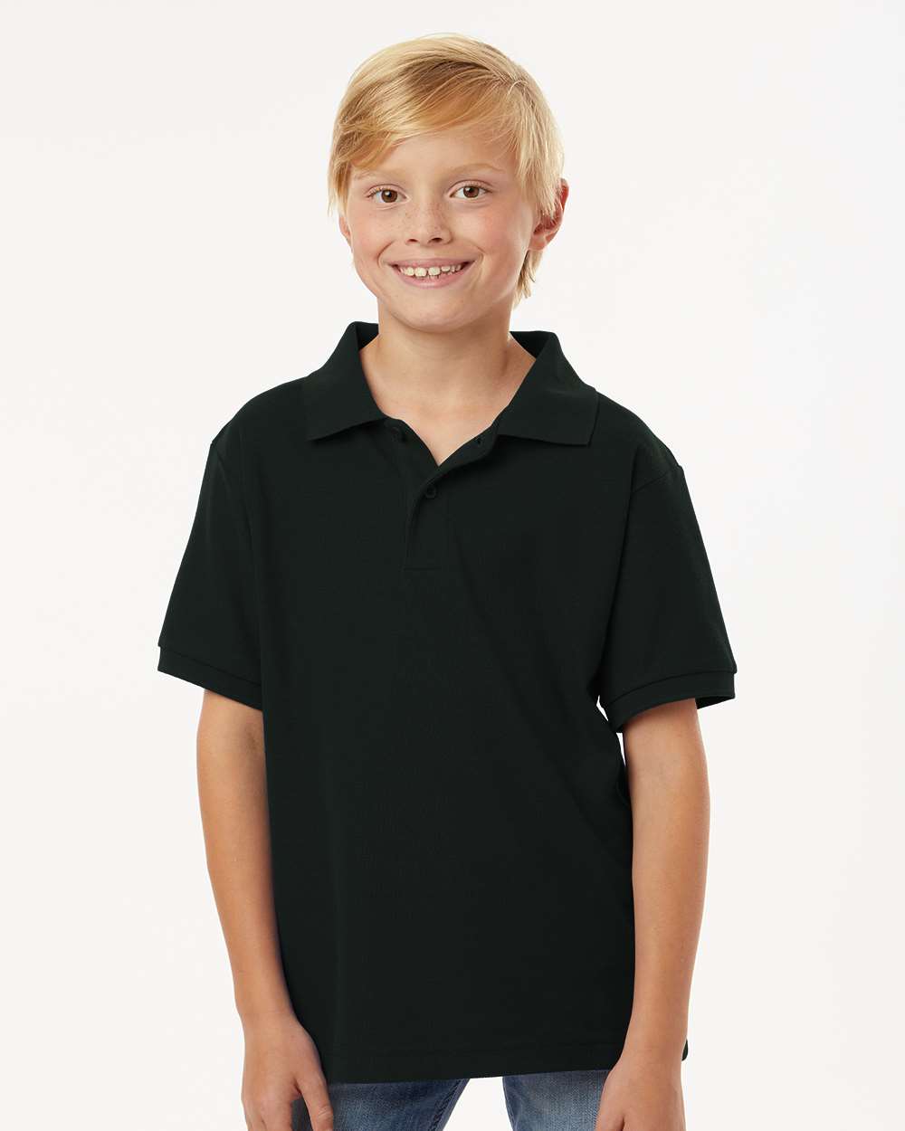 AllPro-62800Y-Youth Pique Polo - Image 4