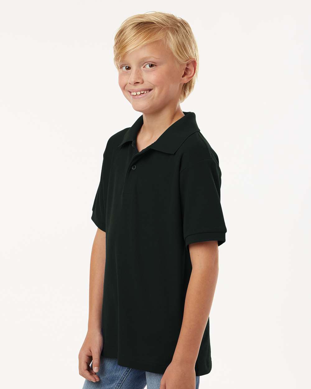 AllPro-62800Y-Youth Pique Polo - Image 5