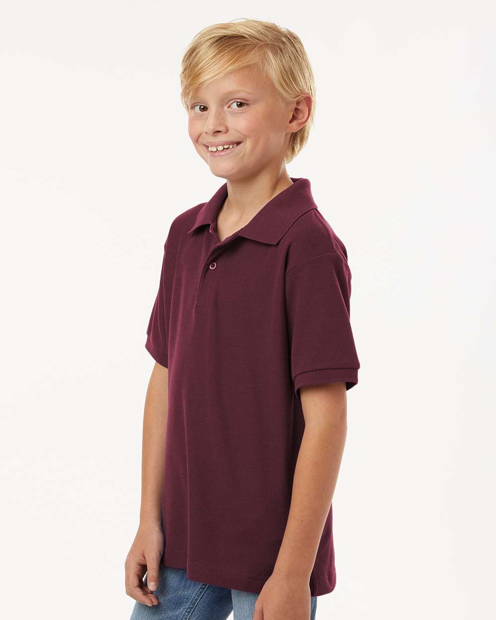 AllPro-62800Y-Youth Pique Polo - Image 54