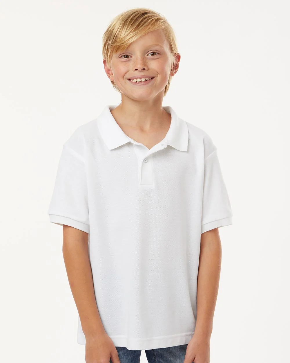 AllPro-62800Y-Youth Pique Polo - Image 7
