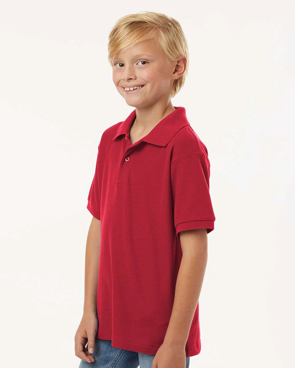 AllPro-62800Y-Youth Pique Polo - Image 72