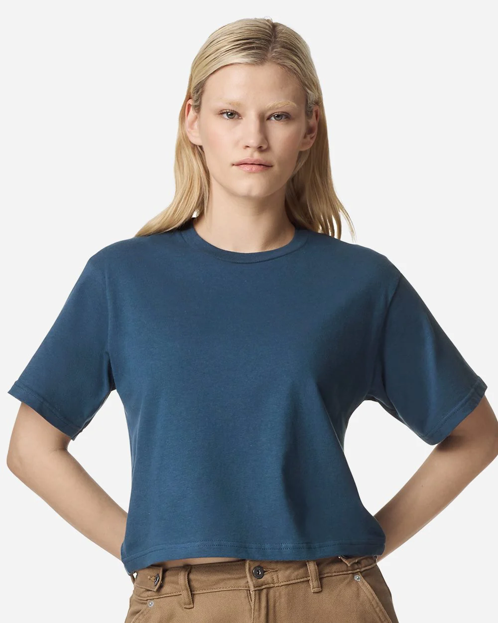 American Apparel-102-Women's Fine Jersey Boxy Tee - Image 34