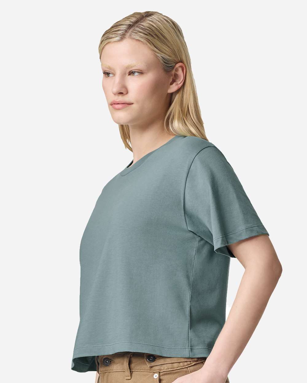American Apparel-102-Women's Fine Jersey Boxy Tee - Image 37