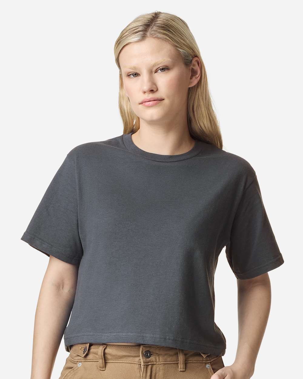 American Apparel-102-Women's Fine Jersey Boxy Tee - Image 38