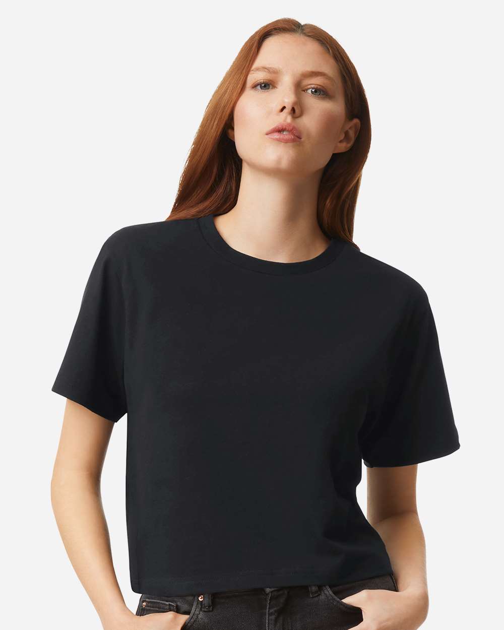 American Apparel-102-Women's Fine Jersey Boxy Tee - Image 41