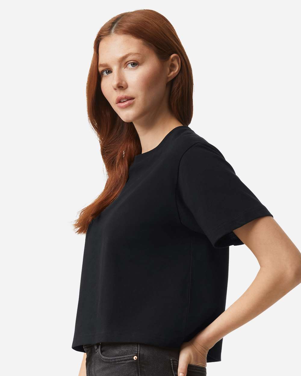 American Apparel-102-Women's Fine Jersey Boxy Tee - Image 43