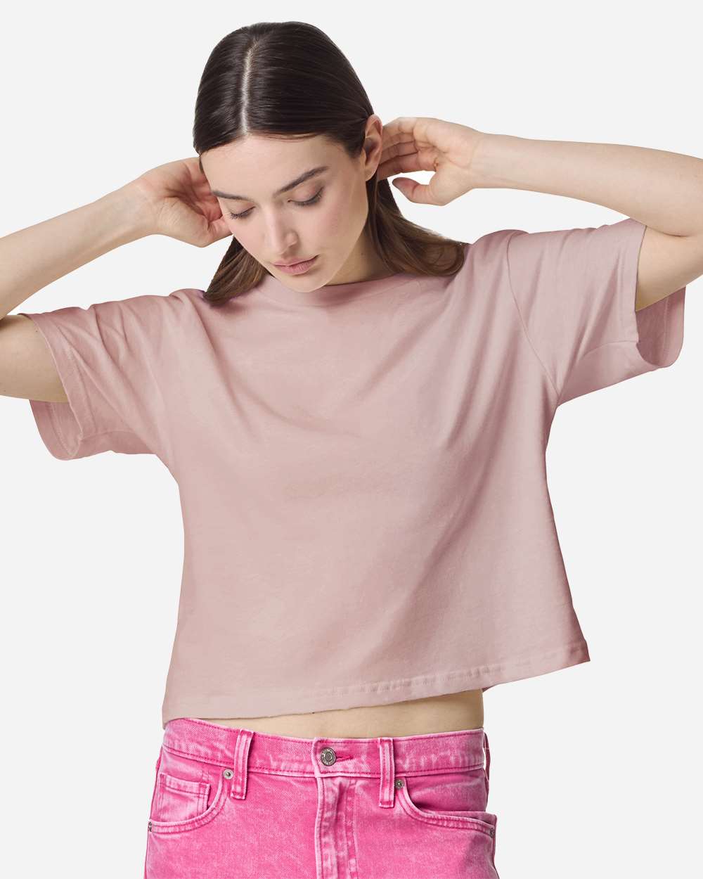 American Apparel-102-Women's Fine Jersey Boxy Tee - Image 44