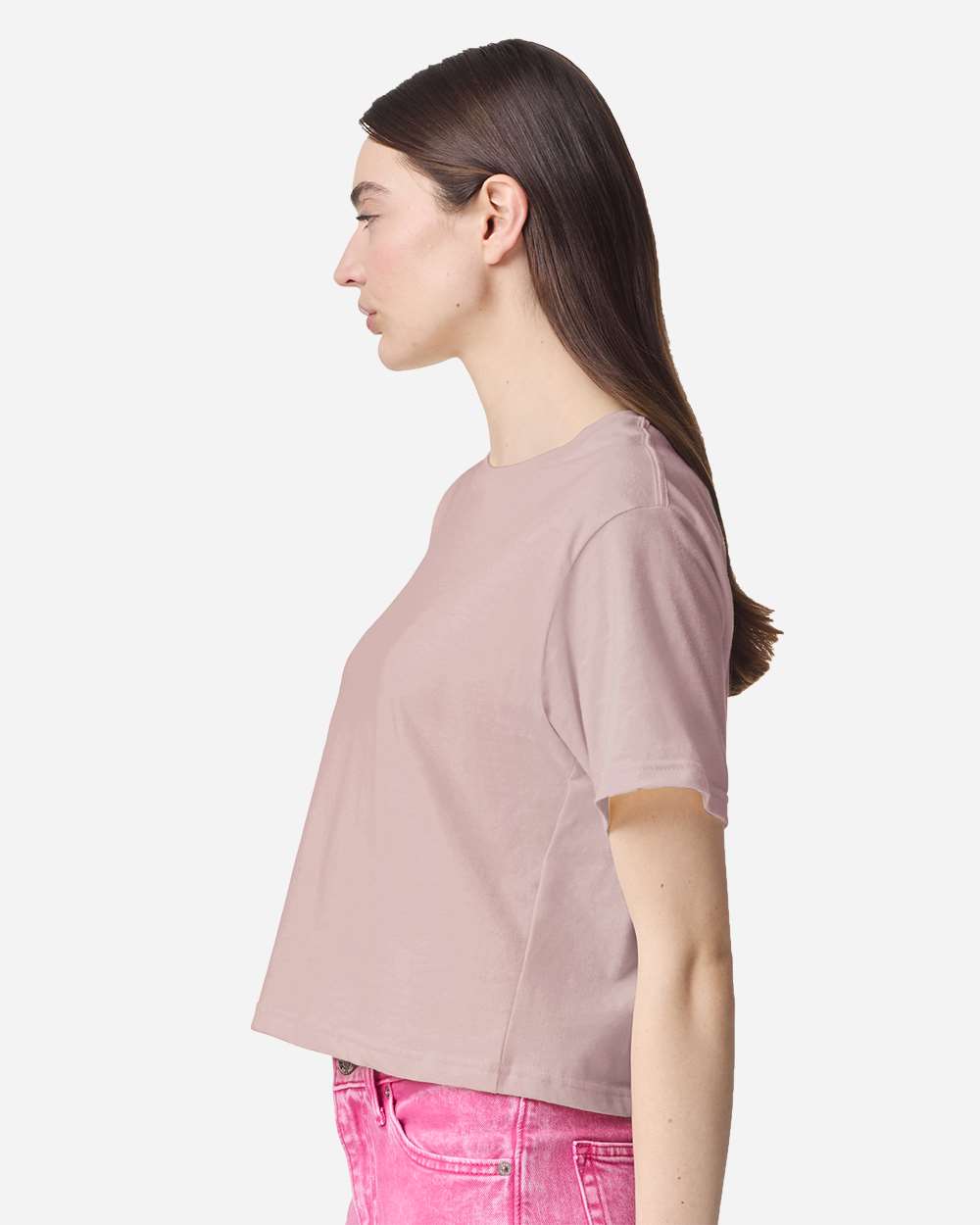 American Apparel-102-Women's Fine Jersey Boxy Tee - Image 46