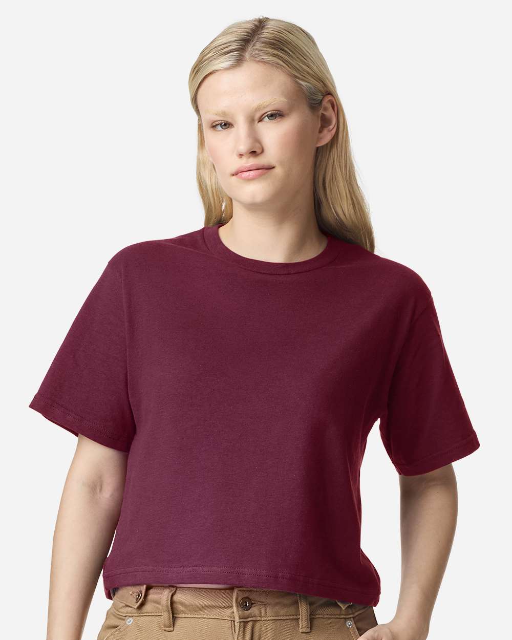 American Apparel-102-Women's Fine Jersey Boxy Tee - Image 47
