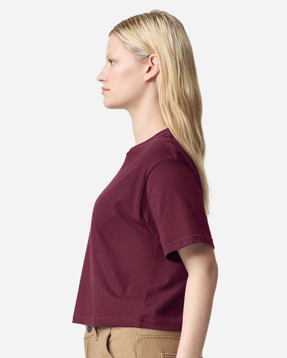 American Apparel-102-Women's Fine Jersey Boxy Tee - Image 49