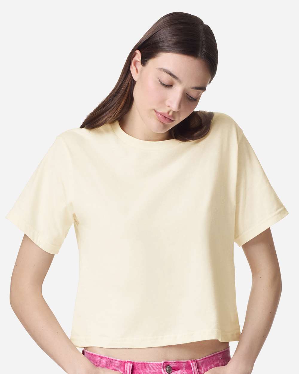 American Apparel-102-Women's Fine Jersey Boxy Tee - Image 53