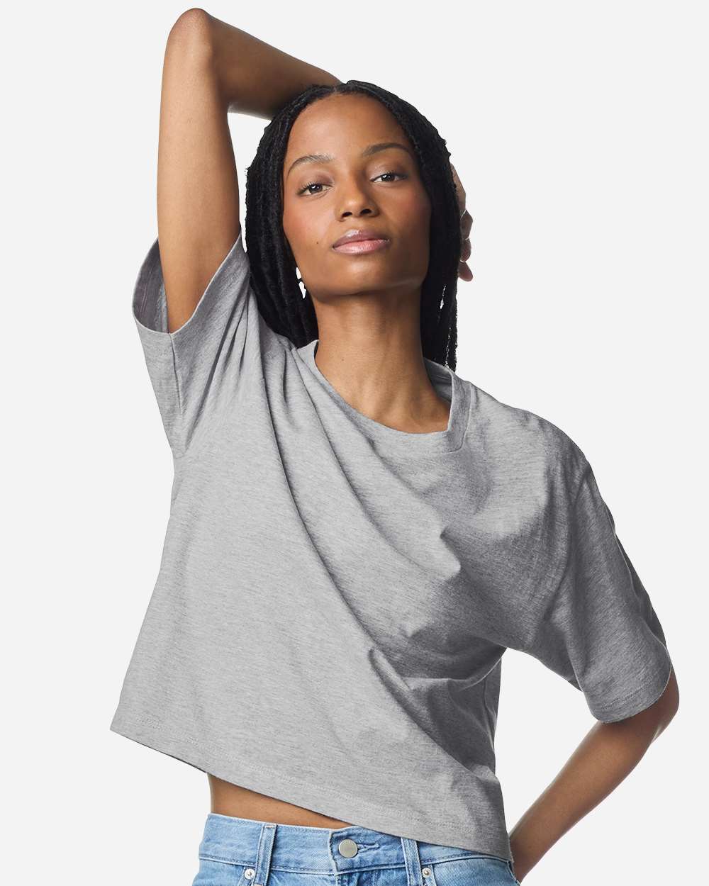American Apparel-102-Women's Fine Jersey Boxy Tee - Image 59