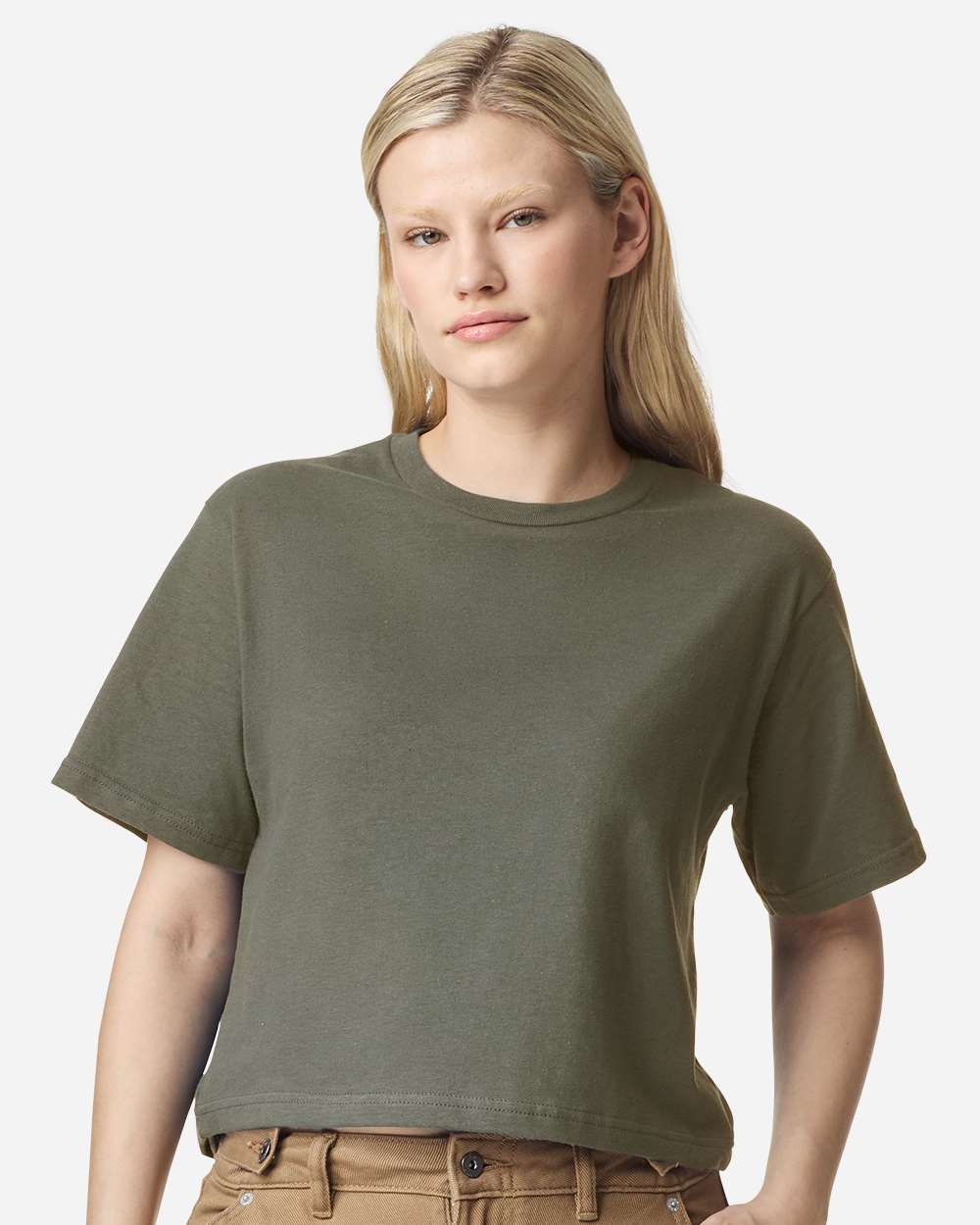 American Apparel-102-Women's Fine Jersey Boxy Tee - Image 65