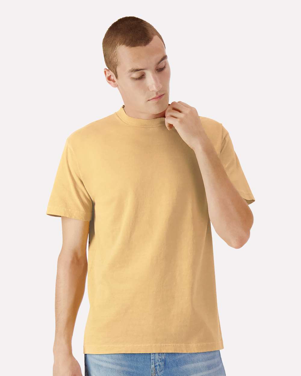 American Apparel-1301GD-Garment-Dyed Heavyweight Cotton Tee - Image 29