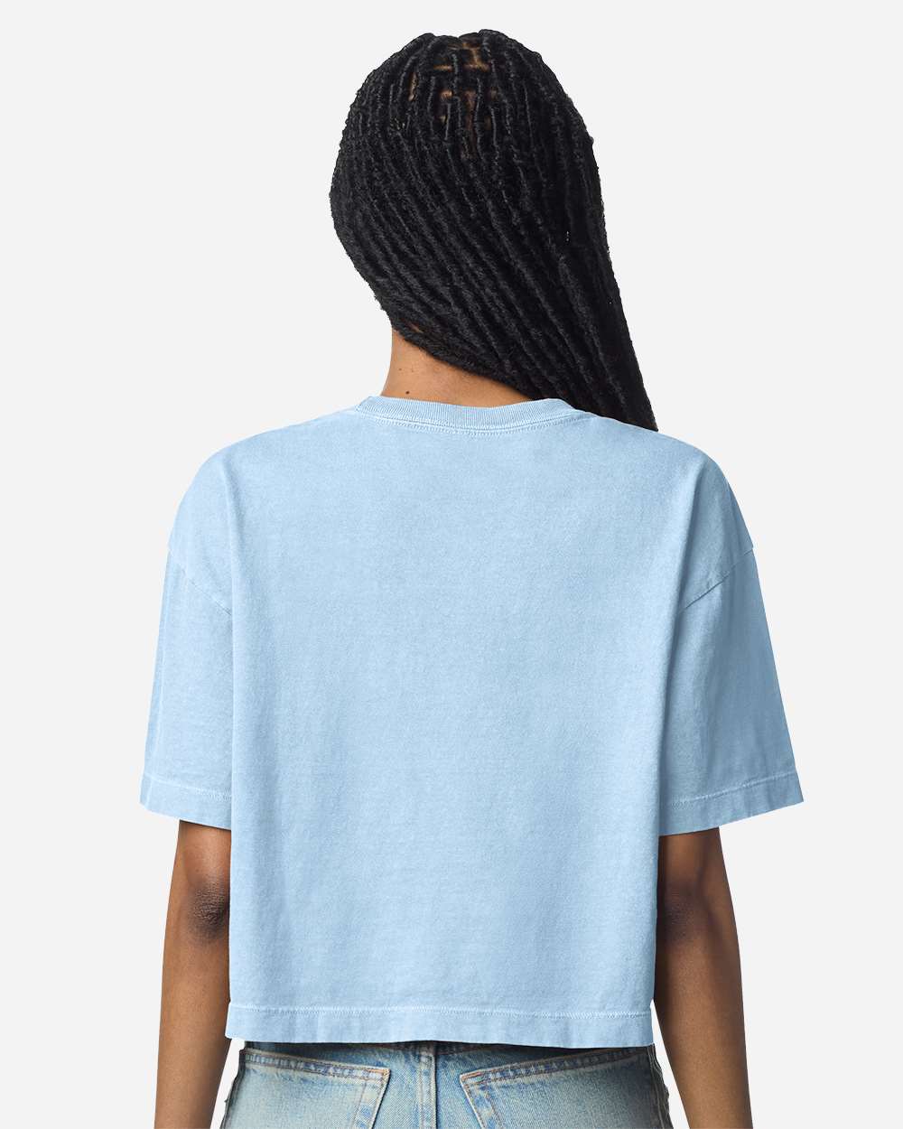 American Apparel-1302GD-Women's Garment-Dyed Heavyweight Cropped Tee - Image 14