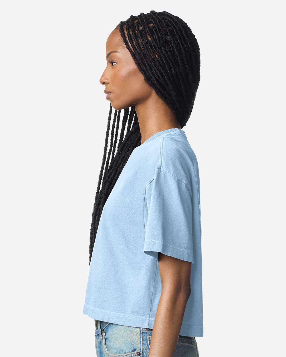 American Apparel-1302GD-Women's Garment-Dyed Heavyweight Cropped Tee - Image 16
