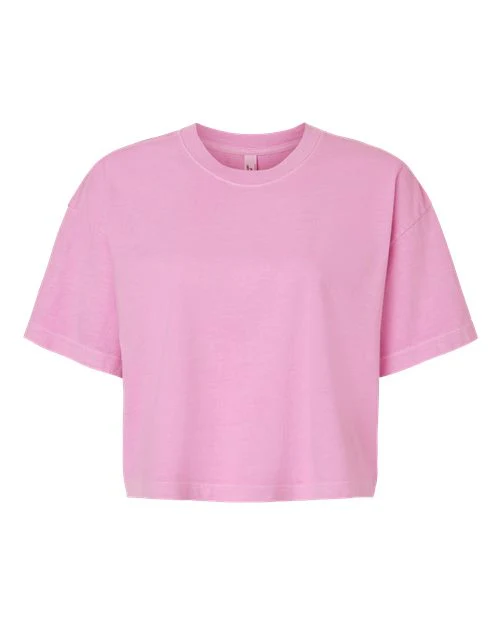 American Apparel-1302GD-Women's Garment-Dyed Heavyweight Cropped Tee - Image 3