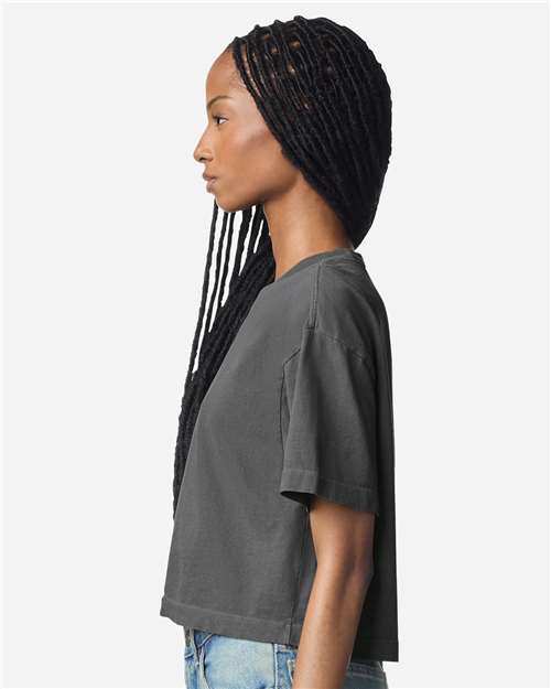 American Apparel-1302GD-Women's Garment-Dyed Heavyweight Cropped Tee - Image 5