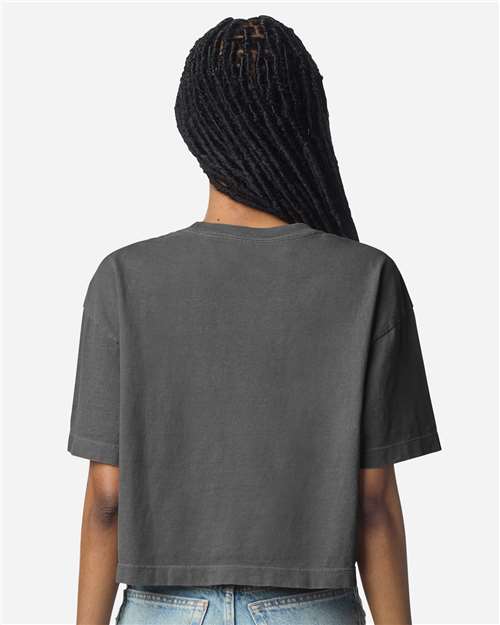 American Apparel-1302GD-Women's Garment-Dyed Heavyweight Cropped Tee - Image 6