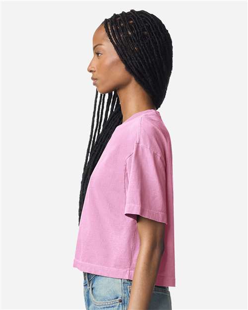 American Apparel-1302GD-Women's Garment-Dyed Heavyweight Cropped Tee - Image 8