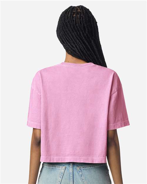 American Apparel-1302GD-Women's Garment-Dyed Heavyweight Cropped Tee - Image 9