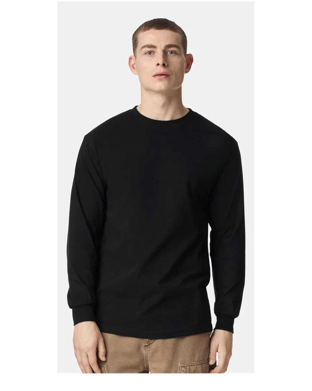 American Apparel-1304-Heavyweight Cotton Long Sleeve Tee - Image 4