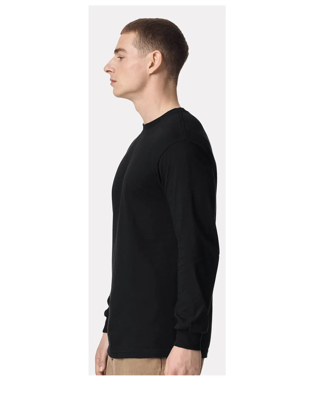 American Apparel-1304-Heavyweight Cotton Long Sleeve Tee - Image 5