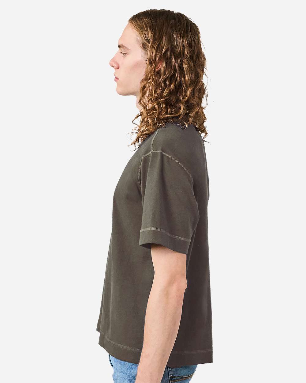 American Apparel-13ML0-Unisex Heavyweight Cotton Mid-Length Tee - Image 42