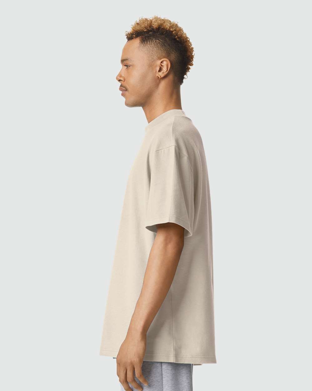 American Apparel-1PQ-Pique Mockneck Tee - Image 18