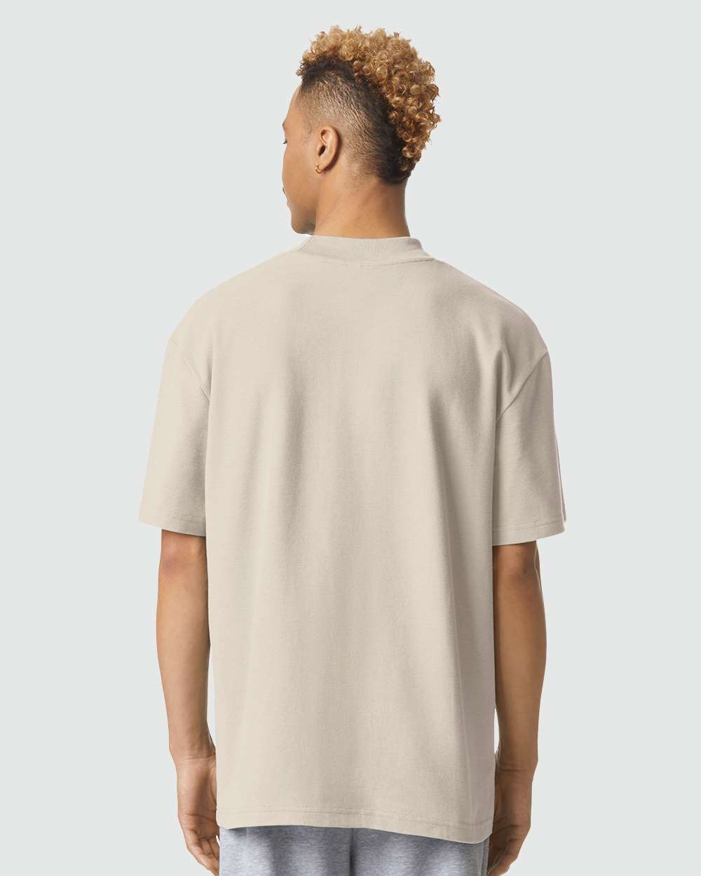 American Apparel-1PQ-Pique Mockneck Tee - Image 19