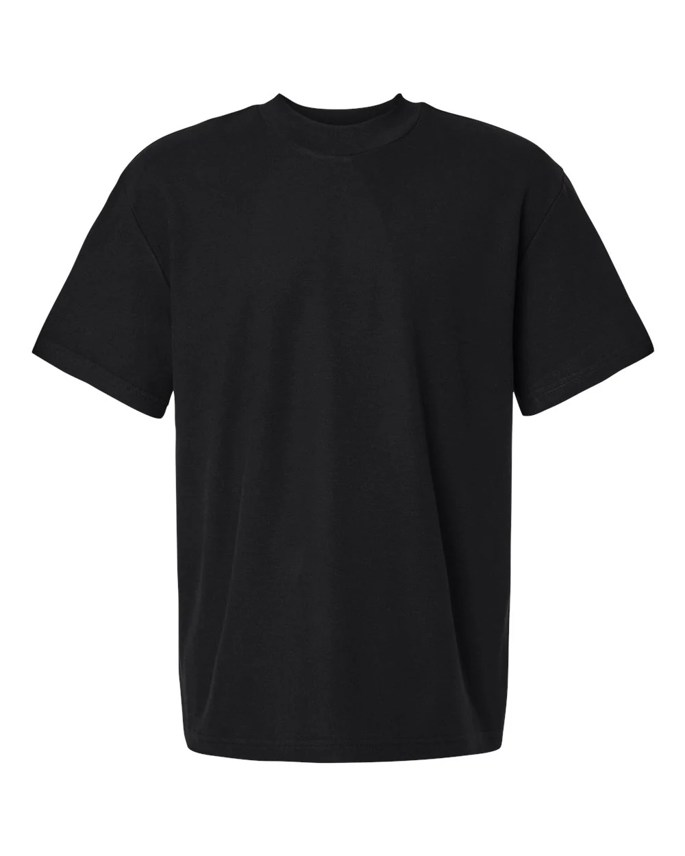 American Apparel-1PQ-Pique Mockneck Tee - Image 8
