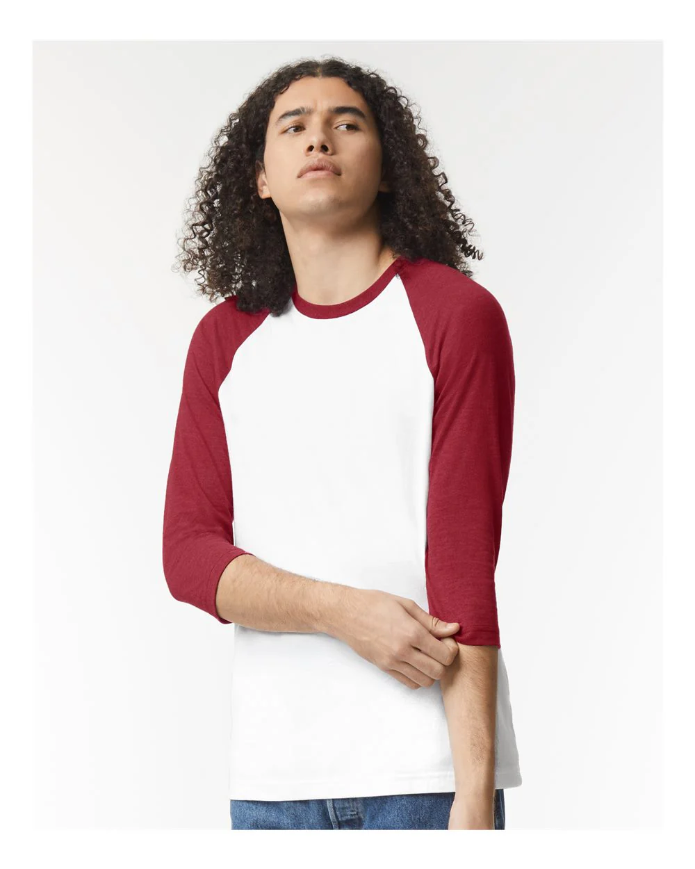 American Apparel-2003CVC-CVC Three-Quarter Sleeve Tee - Image 29