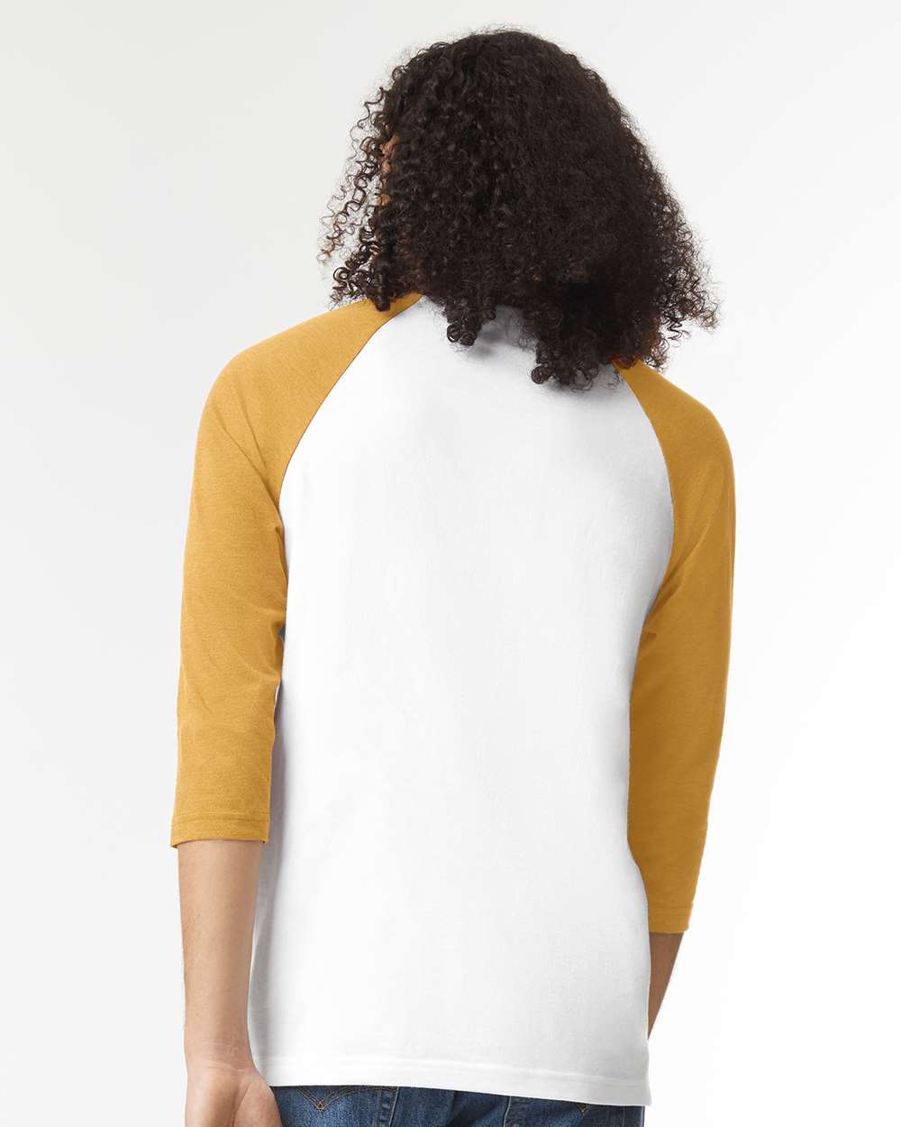 American Apparel-2003CVC-CVC Three-Quarter Sleeve Tee - Image 43