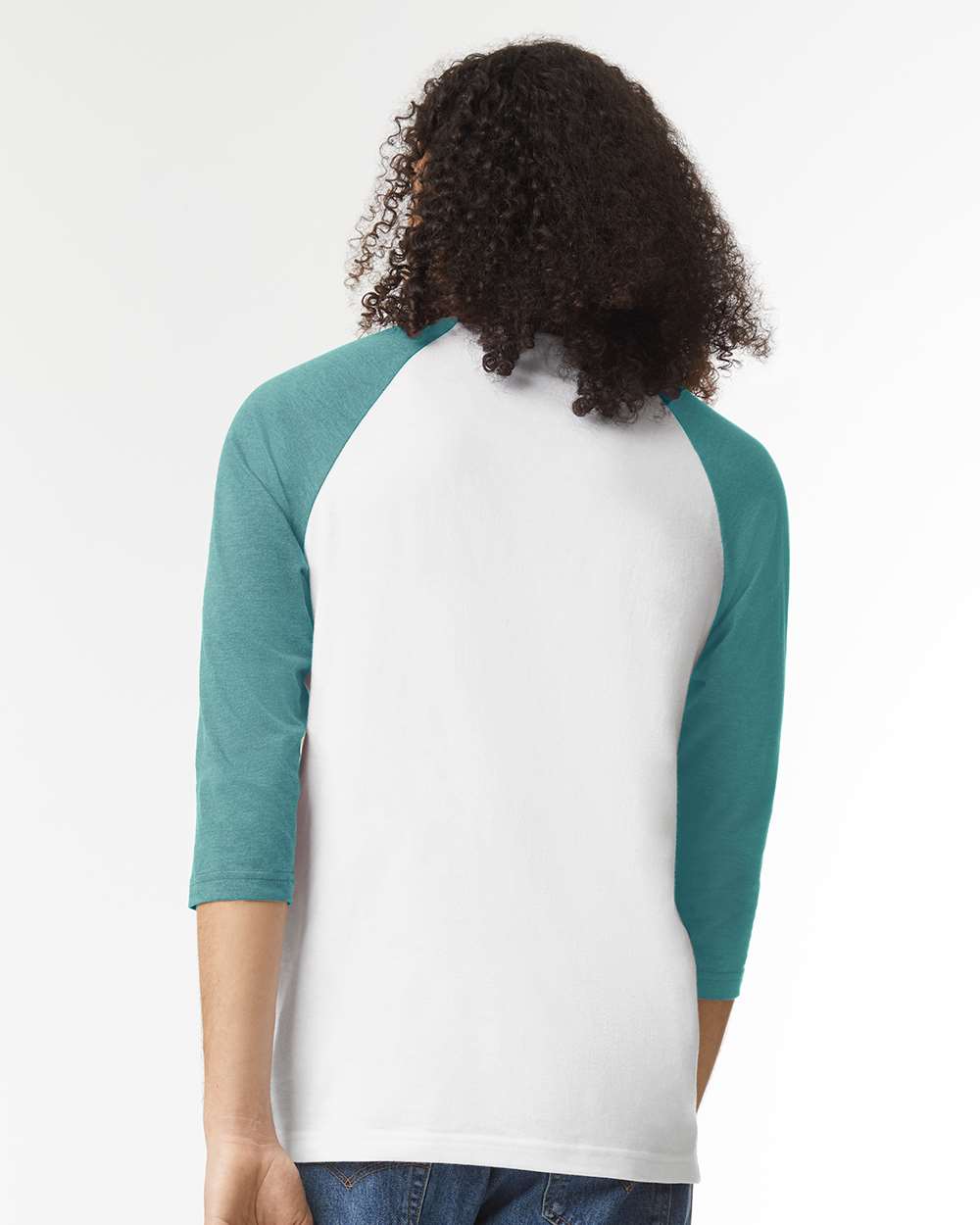 American Apparel-2003CVC-CVC Three-Quarter Sleeve Tee - Image 49