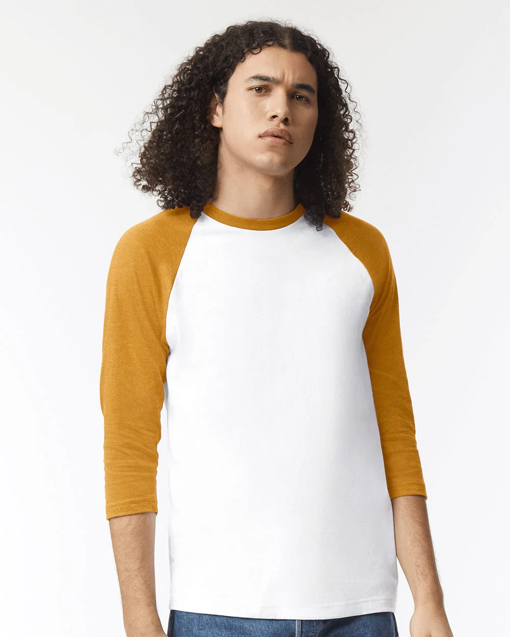 American Apparel-2003CVC-CVC Three-Quarter Sleeve Tee - Image 7